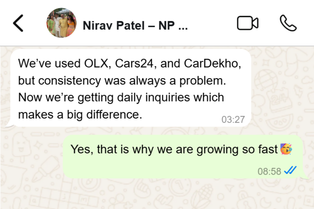 Dealer feedback 9